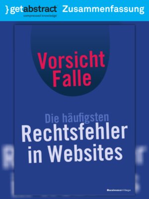 cover image of Vorsicht Falle (Zusammenfassung)